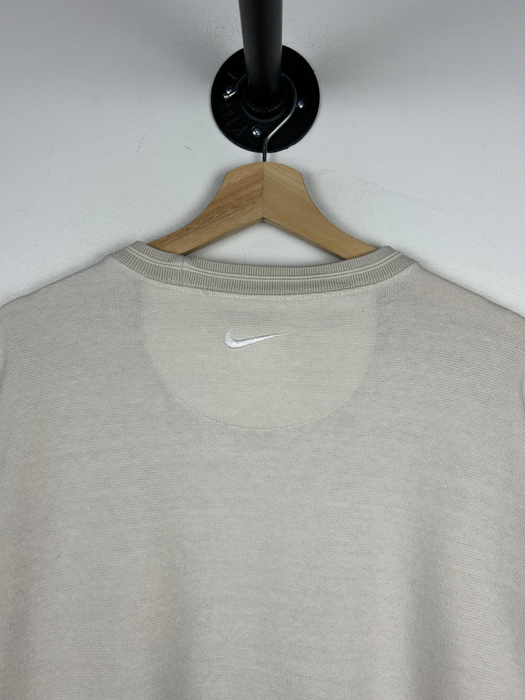 Vintage Nike Golf Embroidered Cream Crewneck