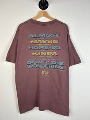 Vintage 90's No Doubt Jesus Burgundy Tee