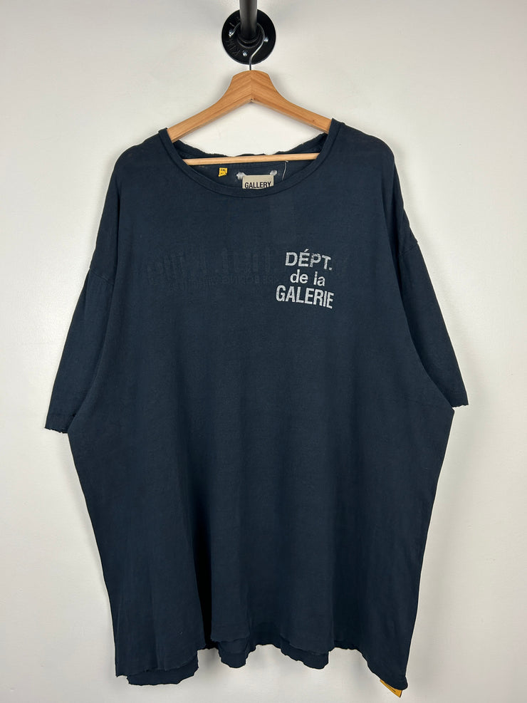 Gallery Dept. Art That Kills Reversible French Logo Faded Black Tee