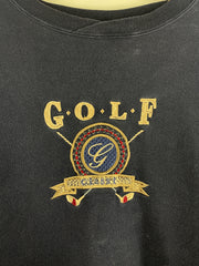 Vintage 90s Briar Creek Golf Embroidered Navy Crewneck