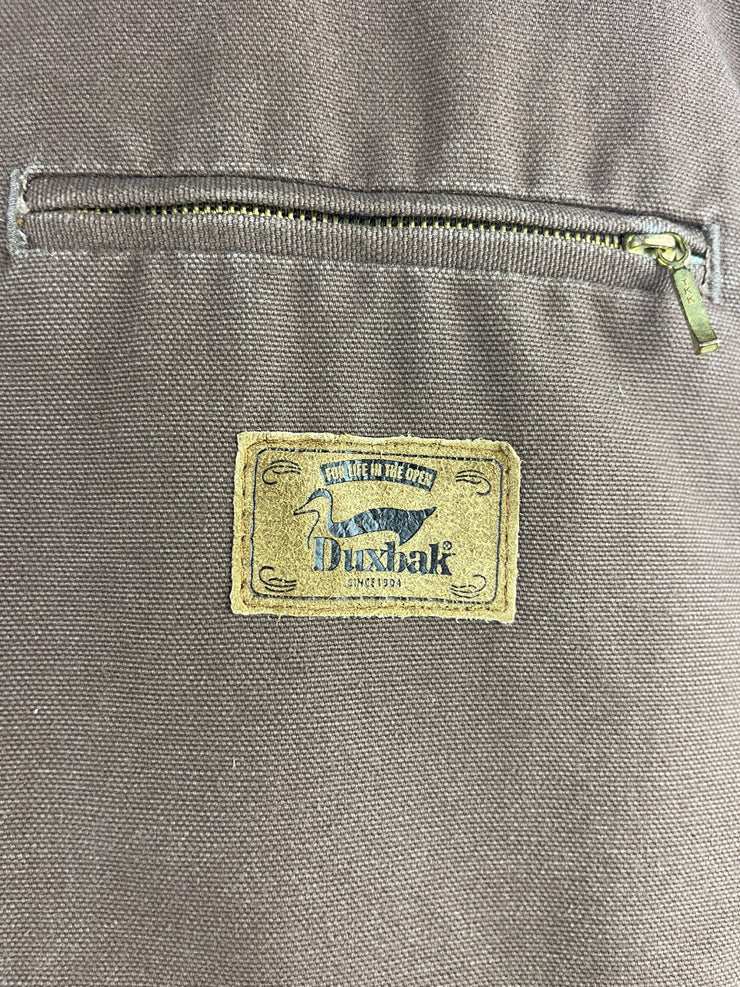 Vintage 90s Duxbak Detroit Blanket Lined Brown Work Jacket