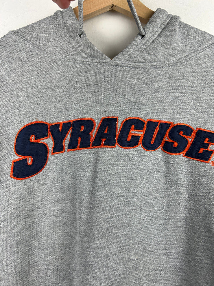 Vintage Syracuse Embroidered Grey Hoodie