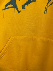 Vintage 90s Russell Athletic O'Hara Track & Field Yellow Hoodie