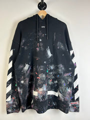 Off White Galaxy Brushed Arrows Hoodie