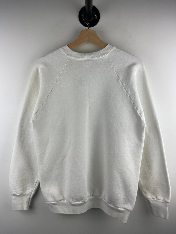 Vintage 80s Syracuse University White Crewneck