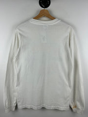 Vintage 90s Boston Marathon 100 Year Anniversary White Long Sleeve