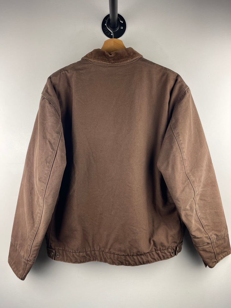 Vintage 90s Duxbak Detroit Blanket Lined Brown Work Jacket