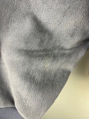Vintage 90s Carhartt Velour Grey Zip Up Hoodie 763 GREY
