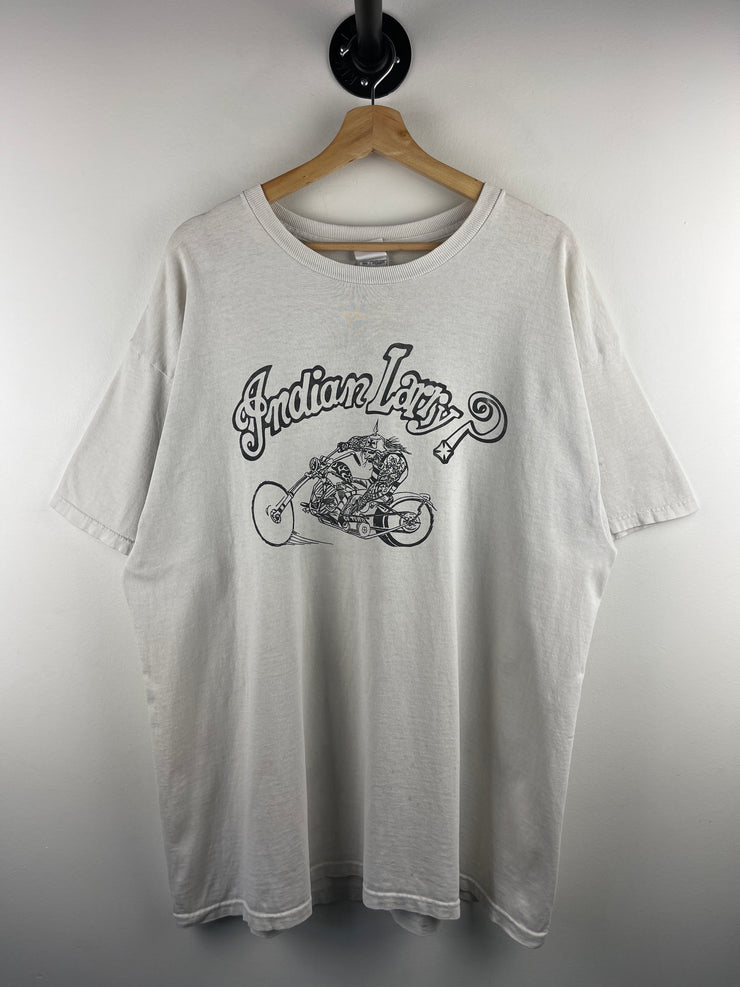 Vintage Indian Larry Choppers Rule White Tee