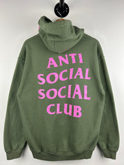 Anti Social Social Club Undefeated Club Olive Hoodie