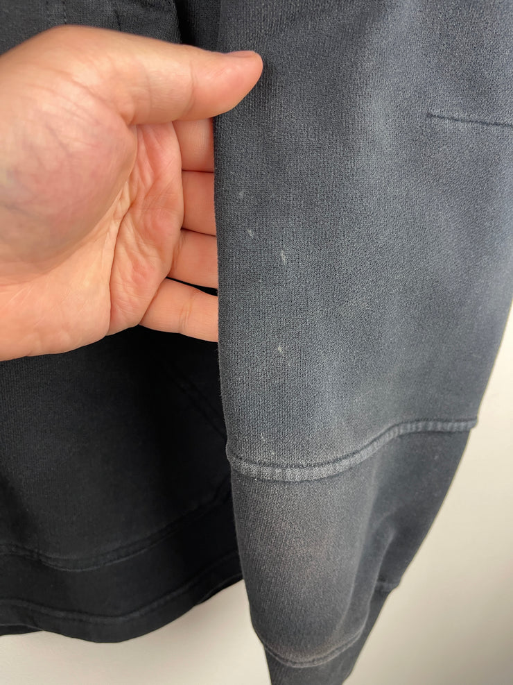 Stone Island Patch Black Mock Neck Crewneck