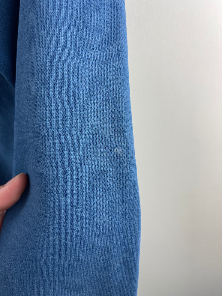 Vintage 90s Russell Athletic Blank Blue Crewneck