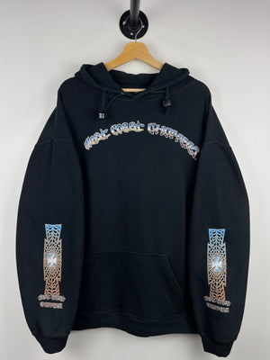 Vintage West Coast Choppers Spider Web Motorcycle Black Hoodie
