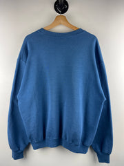 Vintage 90s Russell Athletic Blank Blue Crewneck