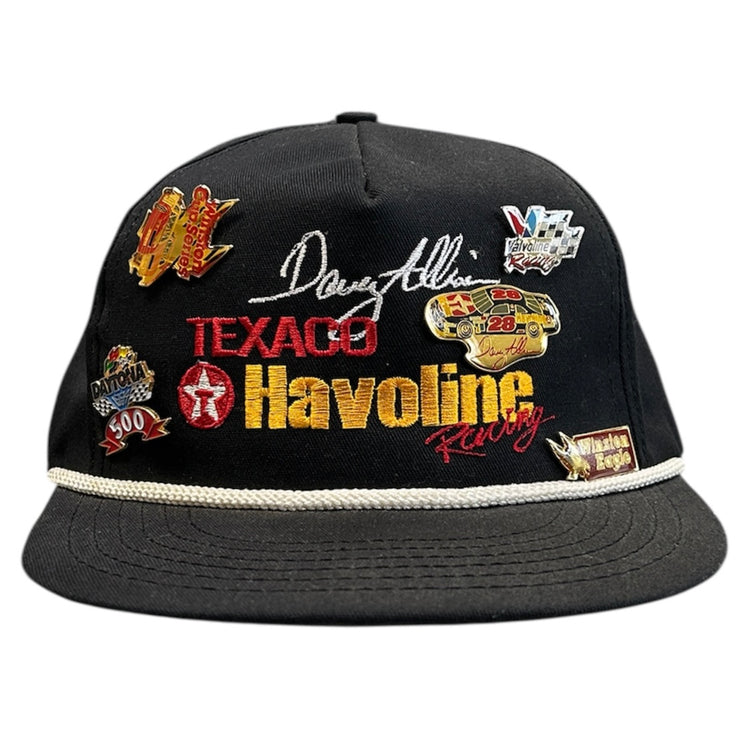 Vintage 90s Nascar Doug Allison Texaco Havoline Racing Black Snapback Hat