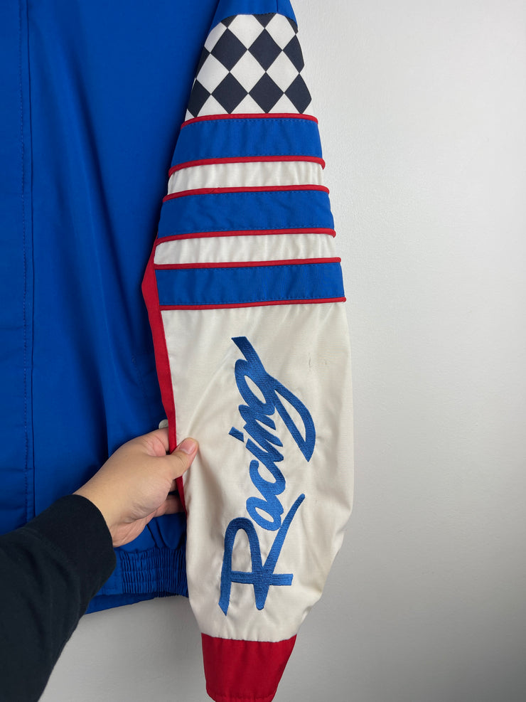Vintage 90s AC Delco Racing Blue & Red Jacket