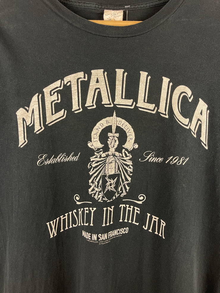 Vintage 2006 Metallica Whiskey In The Jar Black Tee