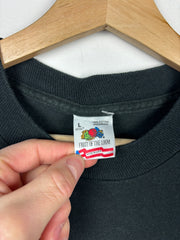 Vintage 90s Virginia Slims Smokes Black Tee