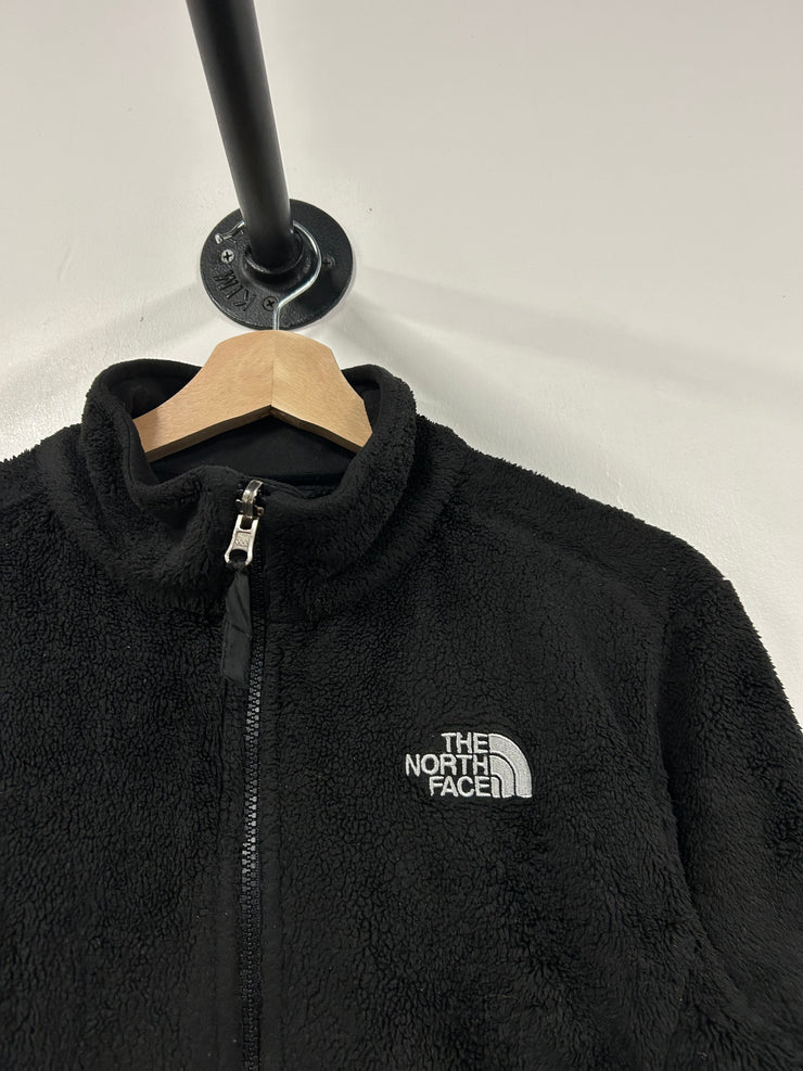 Vintage North Face Black Zip Up Fleece