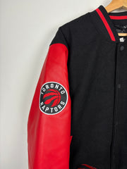 NBA Toronto Raptors Black Wool Varsity Jacket