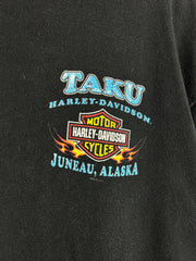 Vintage Harley Davidson Alaska Black Tee