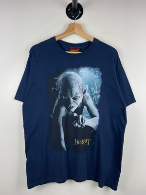 Vintage 2012 The Hobbit An Unexpected Journey Movie Promo Navy Tee