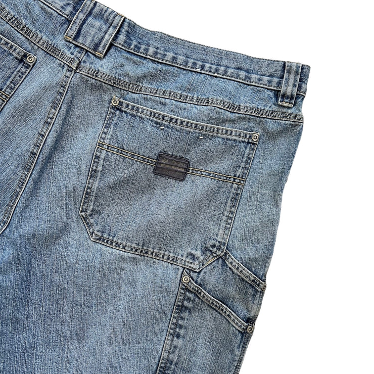 Vintage Y2K Columbia Blue Carpenter Denim Shorts