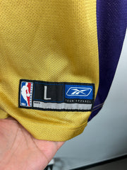Vintage NBA Reebok Los Angeles Lakers Payton Yellow Basketball Jersey