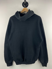 Vintage 90s Russell Athletic Blank Black Hoodie