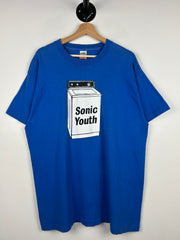 Vintage 90s Sonic Youth Washing Machine Blue Tee