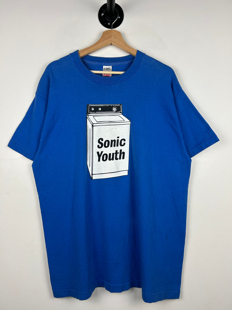 Vintage 90s Sonic Youth Washing Machine Blue Tee