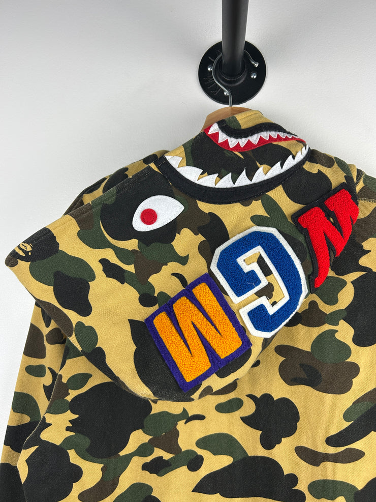 Bape 1st Camo Pullover Shark Hoodie