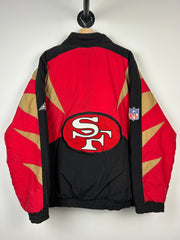 Vintage 90s NFL Apex San Francisco 49ers Red & Black Jacket