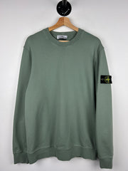 Stone Island Sage Green Crewneck