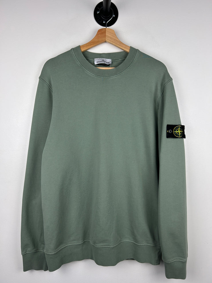 Stone Island Sage Green Crewneck
