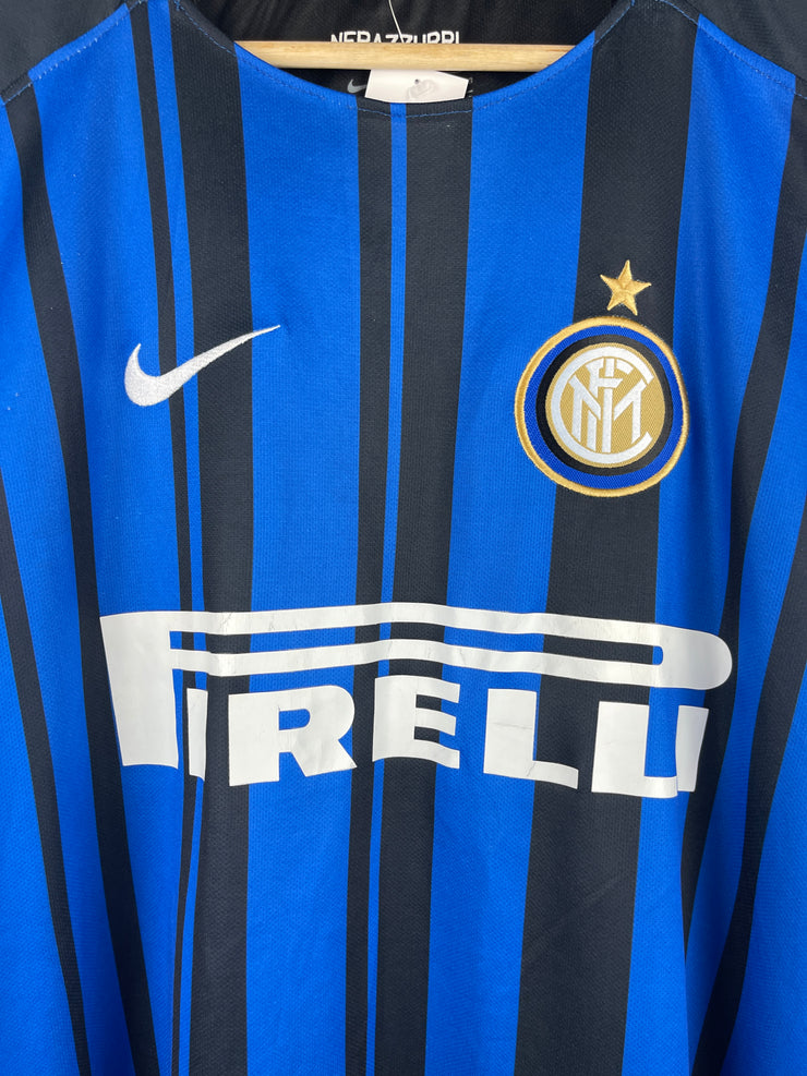 Nike 2017 Inter Milan Home Blue Soccer Jersey