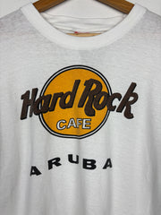 Vintage 90s Hard Rock Café Aruba White Tee