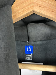 Yeezy Gap Shrunken Logo Black Hoodie