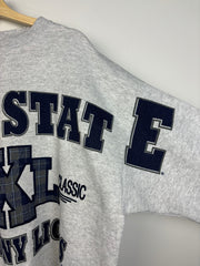 Vintage 90's Penn State Nittany Lions Spellout Grey Crewneck