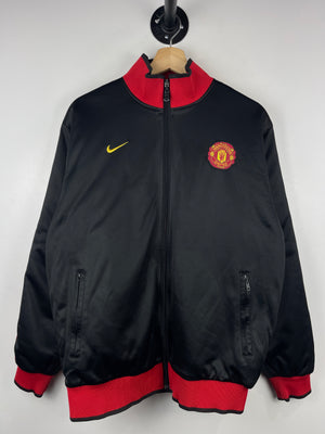 Vintage Nike Manchester United Black Track Jacket