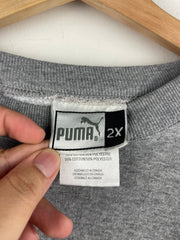 Vintage 90s NFL Puma Indianapolis Colts Spellout Grey Crewneck