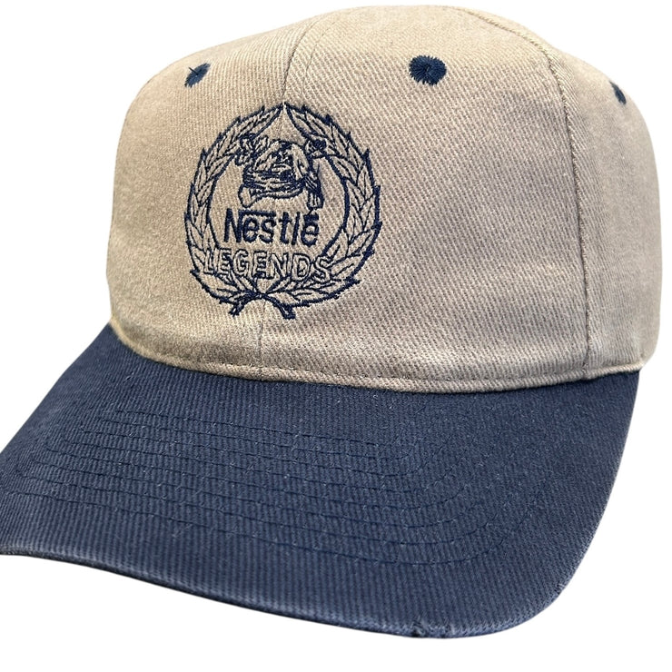 Vintage 90s Nestle Legends Beige Strapback Hat