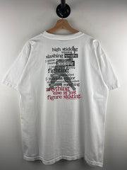 Vintage 90s Hockey Man Advantage White Tee