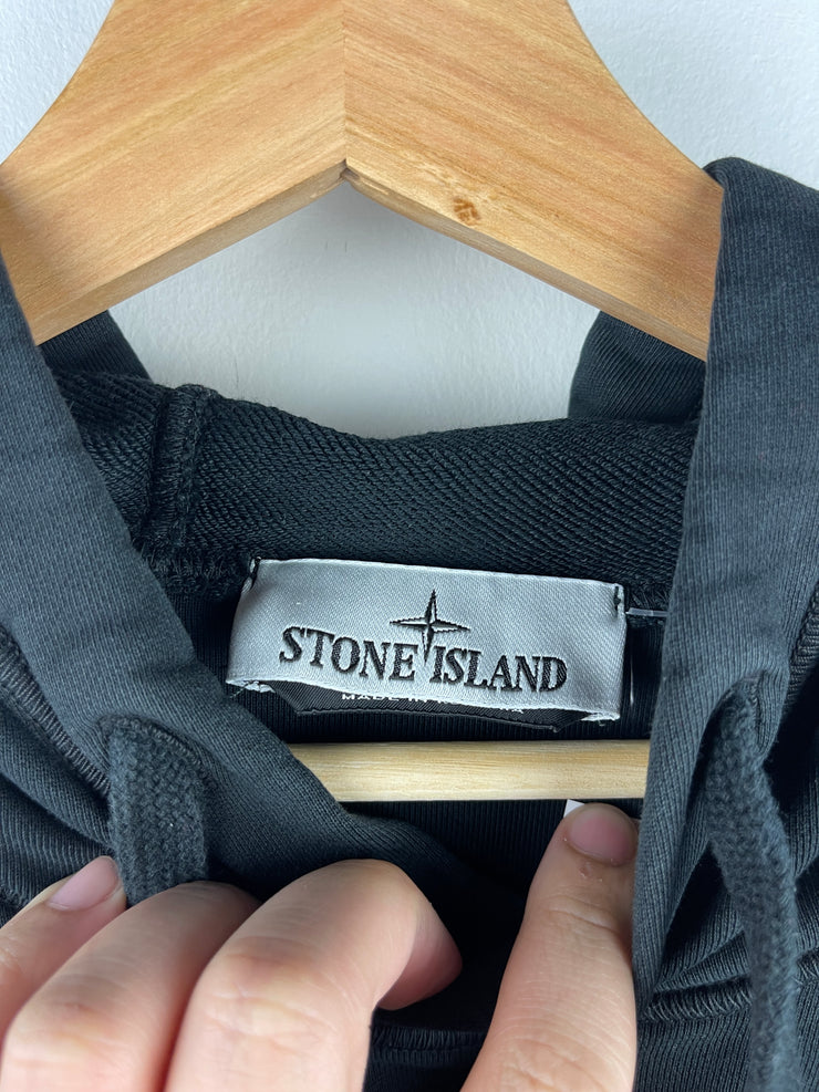 Stone Island Patch Black Hoodie