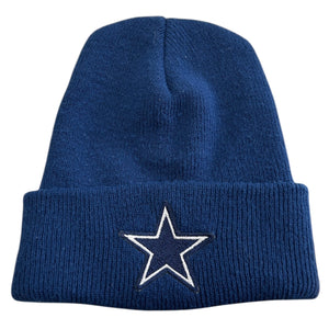 Vintage 90s NFL Dallas Cowboys Navy Beanie