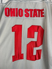 Vintage Y2K Steve & Barrys Ohio State Grey Football Jersey