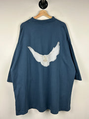 Yeezy Gap Dove 3/4 Sleeve Dark Blue Tee