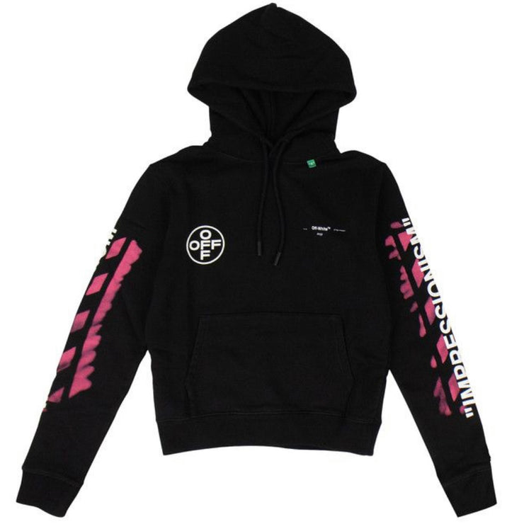 Off White Impressionism Arrows Black Hoodie
