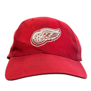 Vintage 90s NHL Detroit Red Wings Red Snapback Hat