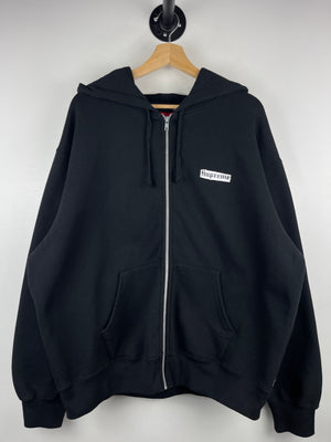 Supreme SS24 Spread Black Zip Up Hoodie